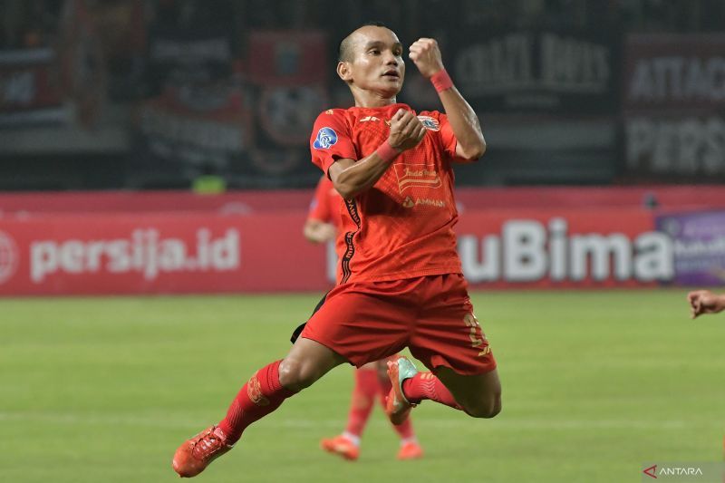 Pesepak bola Persija Jakarta Riko Simanjuntak