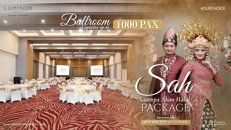 Luminor Hotel Metro Indah Bandung by WH Tawarkan Paket Pernikahan dengan Harga A