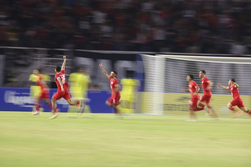 Pemain Timnas Indonesia U-19 Muhammad Alfharezzi Buffon