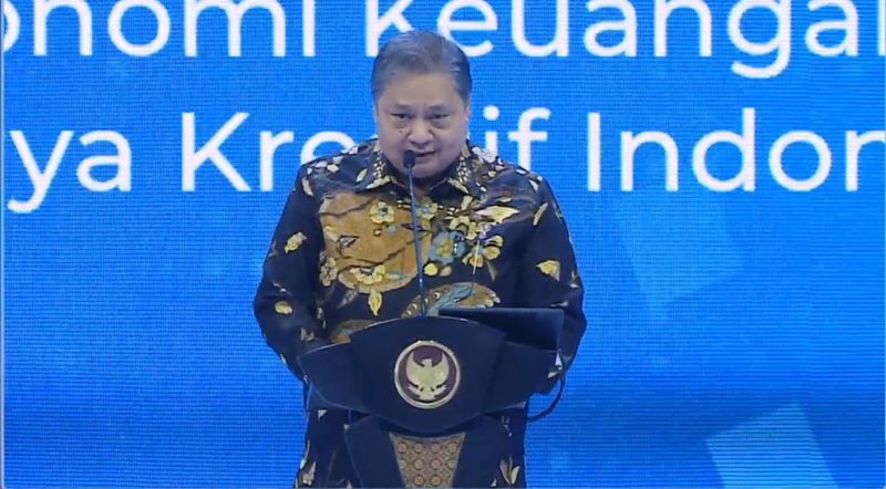 Menteri Koordinator Bidang Perekonomian Indonesia Airlangga Hartarto