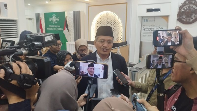 Ulil Abshar Abdalla di Kantor PBNU
