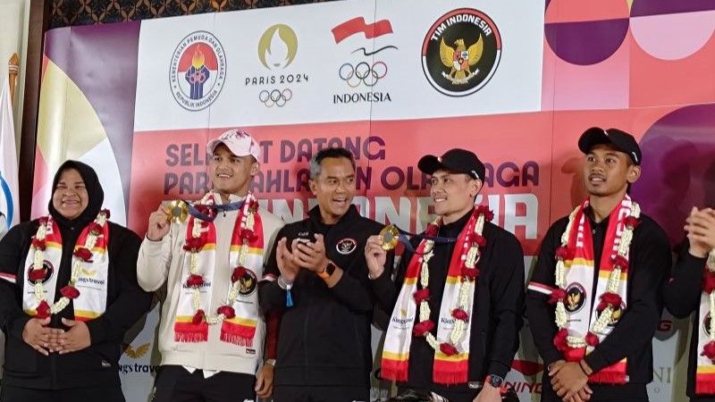 Veddriq dan Rizki tiba di Bandara Internasional Soekarno-Hatta