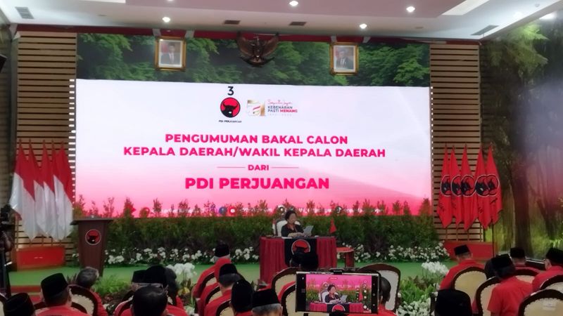 Ketua Umum Partai Demokrasi Indonesia Perjuangan (PDIP) Megawati Soekarnoputri