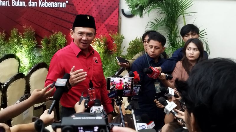 Ketua DPP PDI Perjuangan, Basuki Tjahaja Purnama (Ahok)