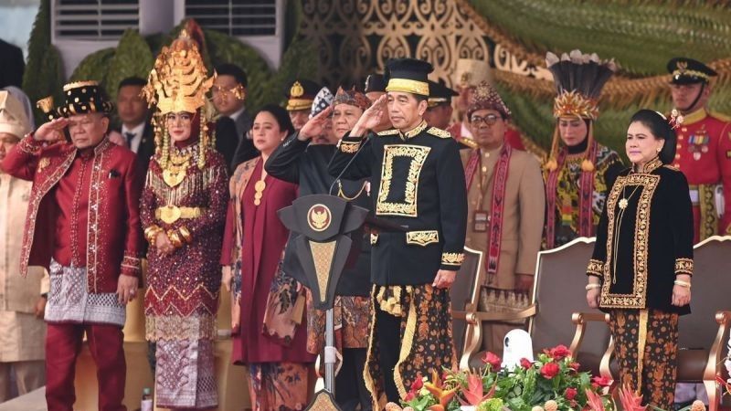 Upacara HUT ke-79 RI di IKN