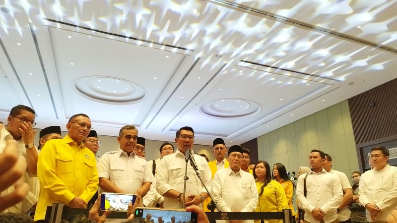 Calon Gubernur Jakarta yang diusung KIM plus, Ridwan Kamil-Suswono 
