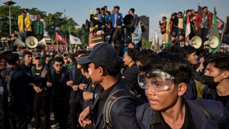 aksi tolak ruu pilkada di jakarta