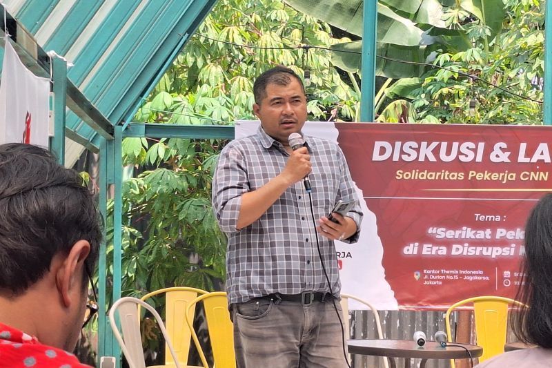 Ketua Umum Solidaritas Pekerja CNN Indonesia (SPCI) Taufiqurrohman