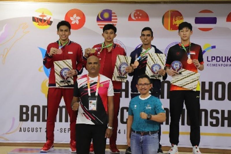 Indonesia jadi juara umum di ajang Asian School Badminton Championship (ASBC) 2024