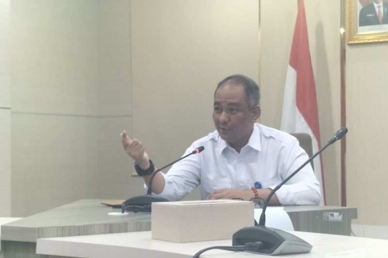 Direktur Utama LPP RRI I Hendrasmo di kantor RRI Jakarta Pusat