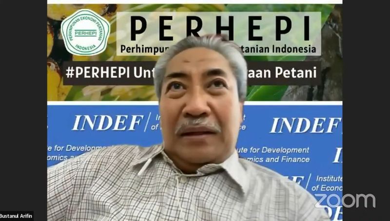 Ekonom Senior dari Institute for Development of Economics and Finance (Indef), Bustanul Arifin.