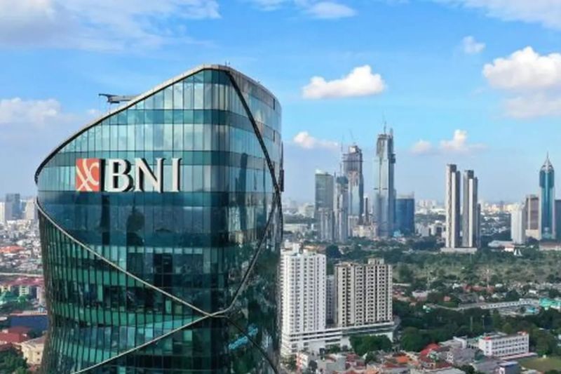 Ilustrasi PT Bank Negara Indonesia (Persero) Tbk atau BNI.