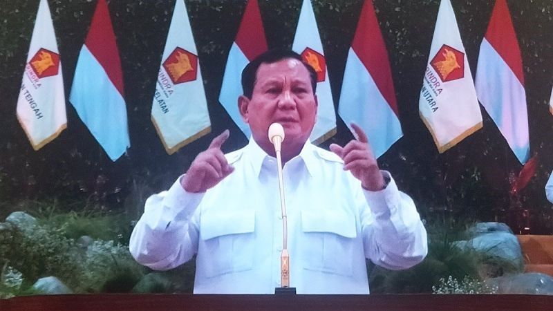 Presiden Terpilih sekaligus Ketua Umum Prabowo Subianto