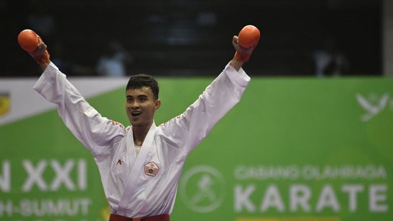 Karateka DKI Muhammad Miguel