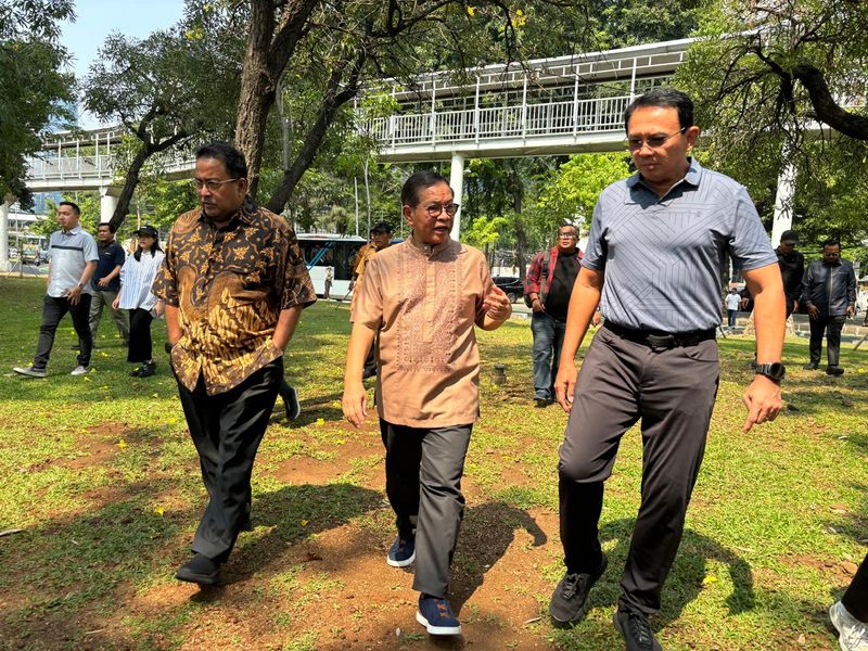 pramono anung, rano karno, ahok