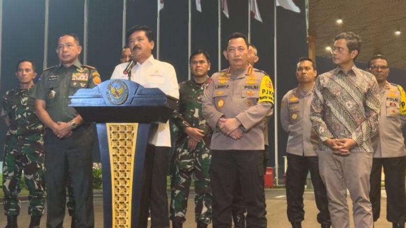 Menteri Koordinator Bidang Politik, Hukum, dan Keamanan Hadi Tjahjanto