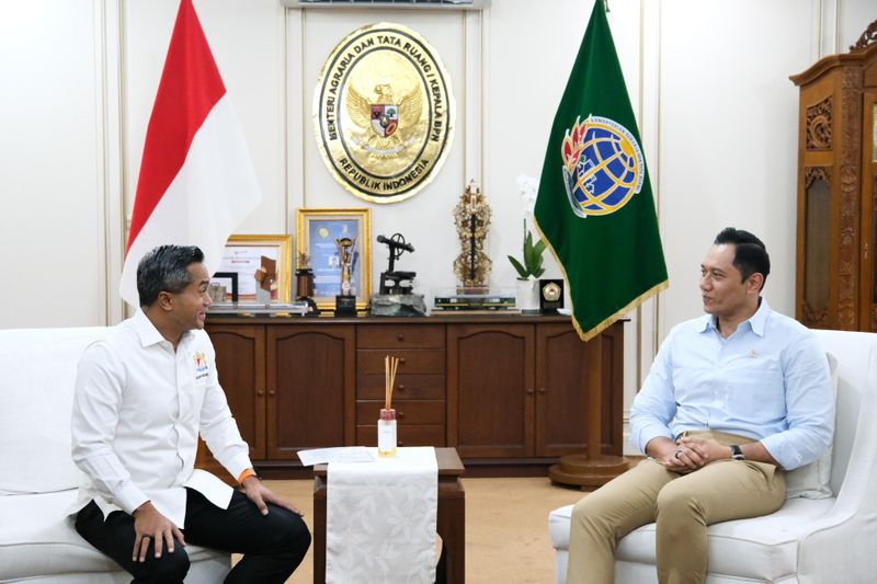 Ketua Umum Kadin Indonesia versi Munaslub, Anindya Bakrie temui Menteri ATR/BPN AHY