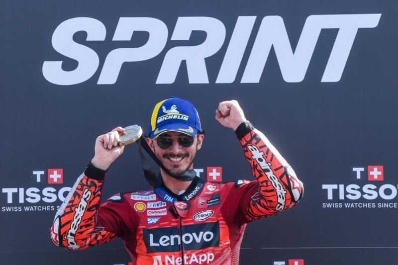 Francesco Bagnaia Juara Sprint Race MotoGP Mandalika