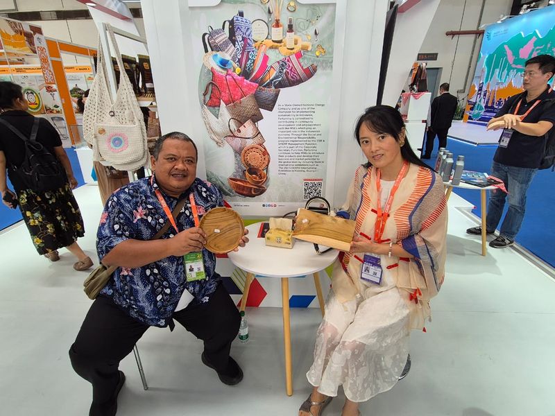 Pertamina menghadirkan UMKM Binaan ke Pameran CAEXPO 2024 di Tiongkok