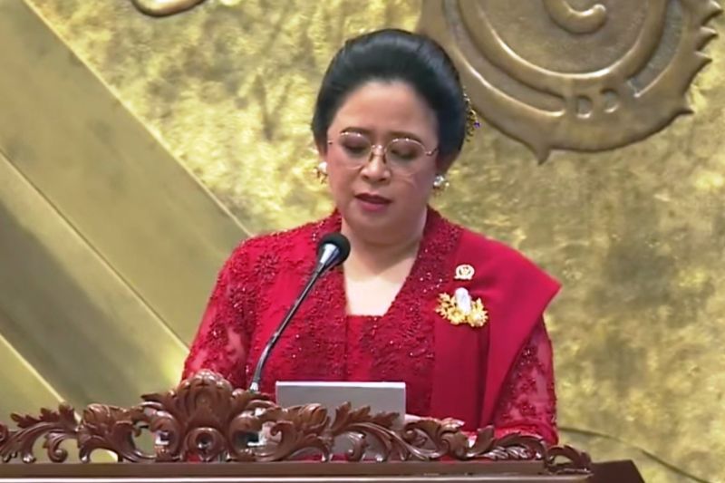 Tangkapan layar Ketua DPR RI Periode 2024–2029 Puan Maharani