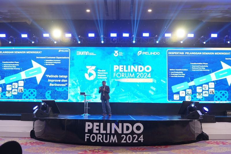 Suasana peringatan merger Pelindo