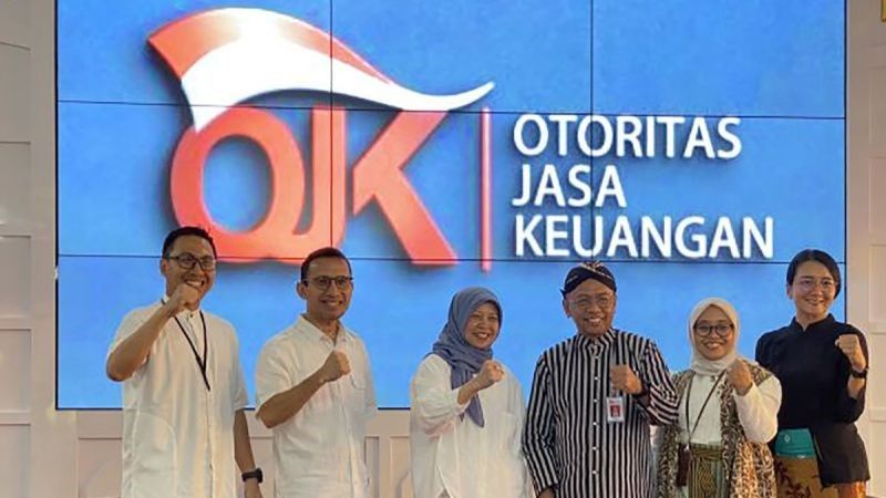 Kegiatan temu media Otoritas Jasa Keuangan (OJK)