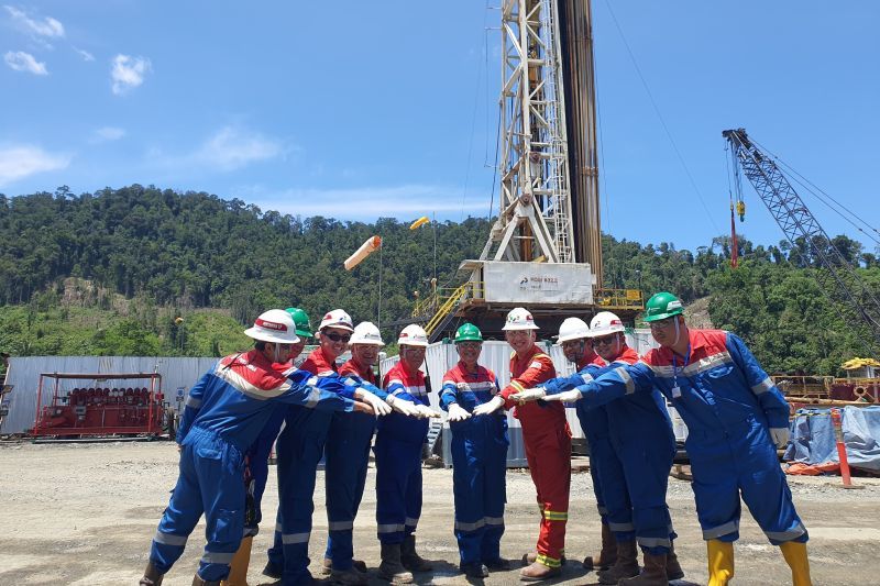 Tim SKK Migas dan Pertamina EP di sumur eksplorasi Tedong