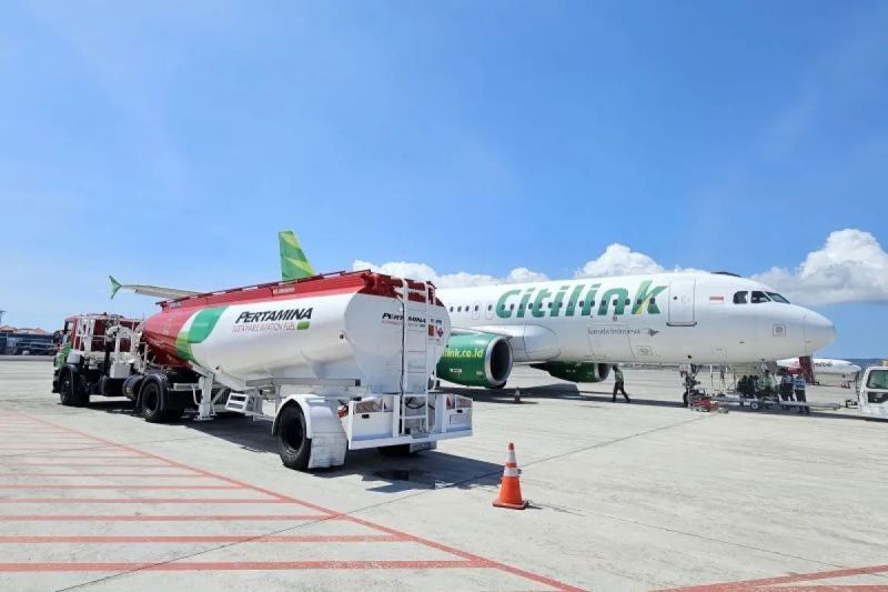 Maskapai Citilink menggunakan produk bahan bakar avtur ramah lingkungan