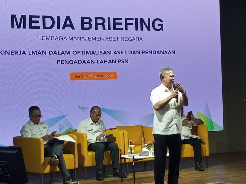 Direktur Utama Lembaga Manajemen Aset Negara (LMAN) Basuki Purwadi 