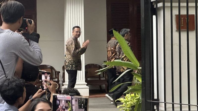 Selebriti Raffi Ahmad mendatangi kediaman calon presiden terpilih