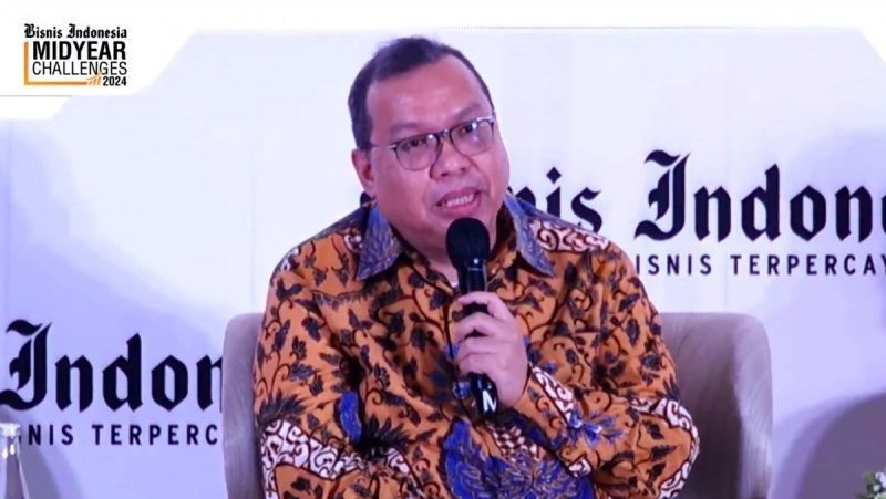 Direktur Utama PT Bursa Efek Indonesia (BEI) Iman Rachman
