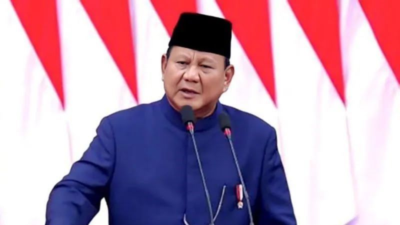 Presiden RI Prabowo Subianto