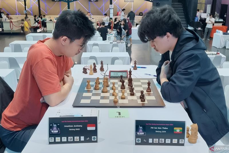 Jonathan Anthony saat berlaga di 2nd The Rooky International Open 2024