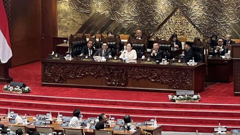 Suasana Rapat Paripurna DPR RI