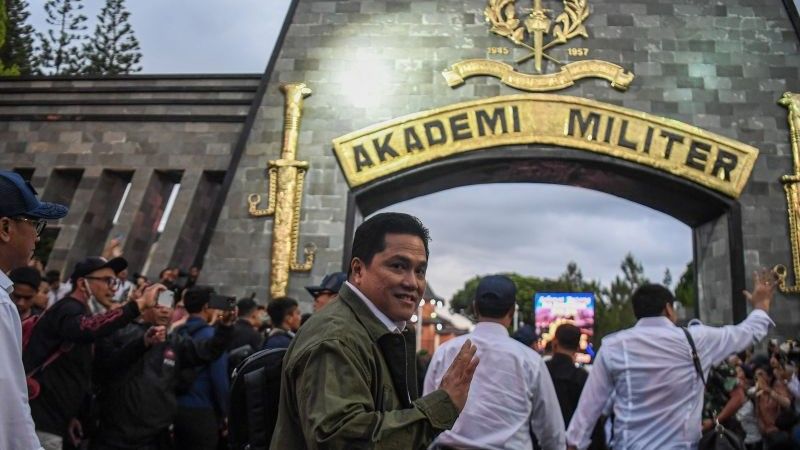 Menteri BUMN Erick Thohir di Akmil Magelang