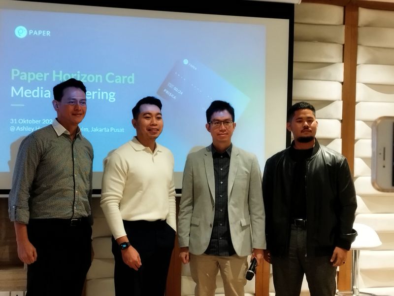 Peluncuran kartu kredit baru bernama Horizon Card oleh Paper.id