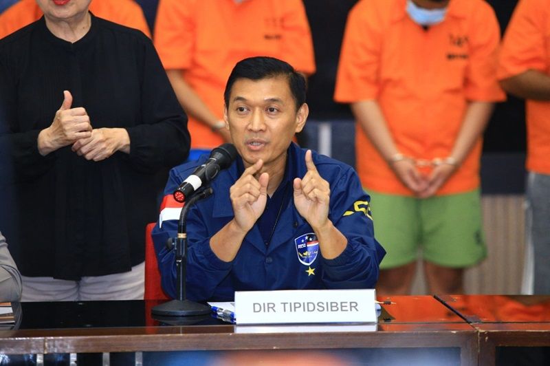 Direktur Tindak Pidana Siber Bareskrim Polri, Brigjen Himawan Dama