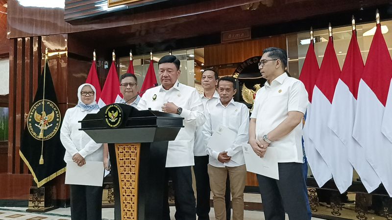 Menteri Koordinator Bidang Politik dan Keamanan (Menko Polkam)Jenderal Polisi (Purn) Budi Gunawan