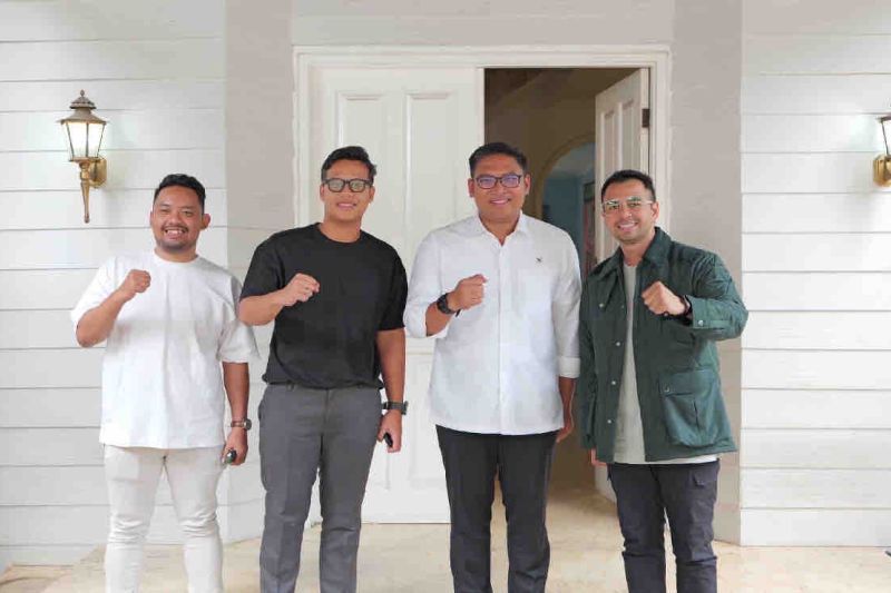 Wakil Menteri Pertanian (Wamentan) Sudaryono dan Raffi Ahmad
