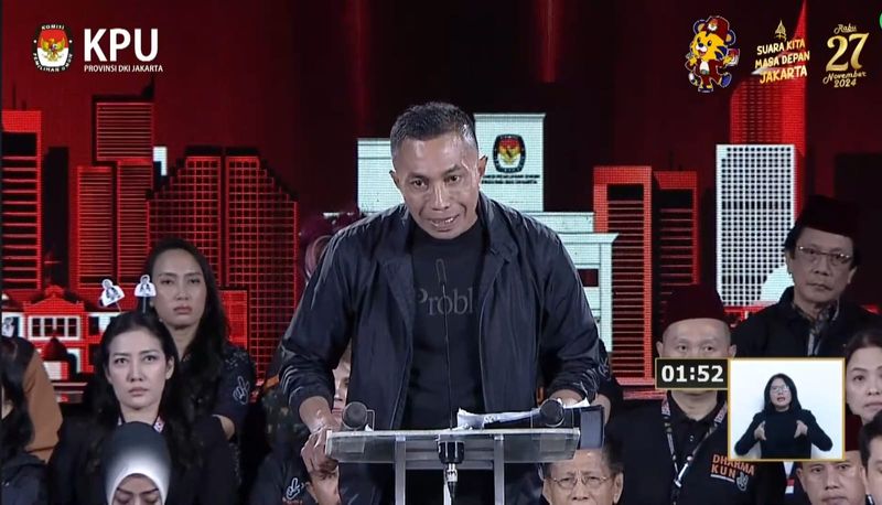 Cagub nomor urut 2 Dharma Pongrekun