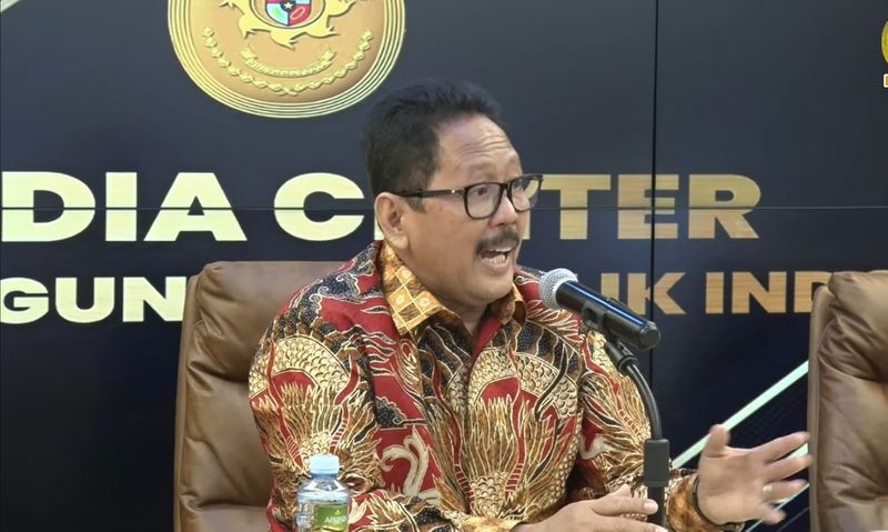 Juru bicara MA, Yanto dalam konferensi pers