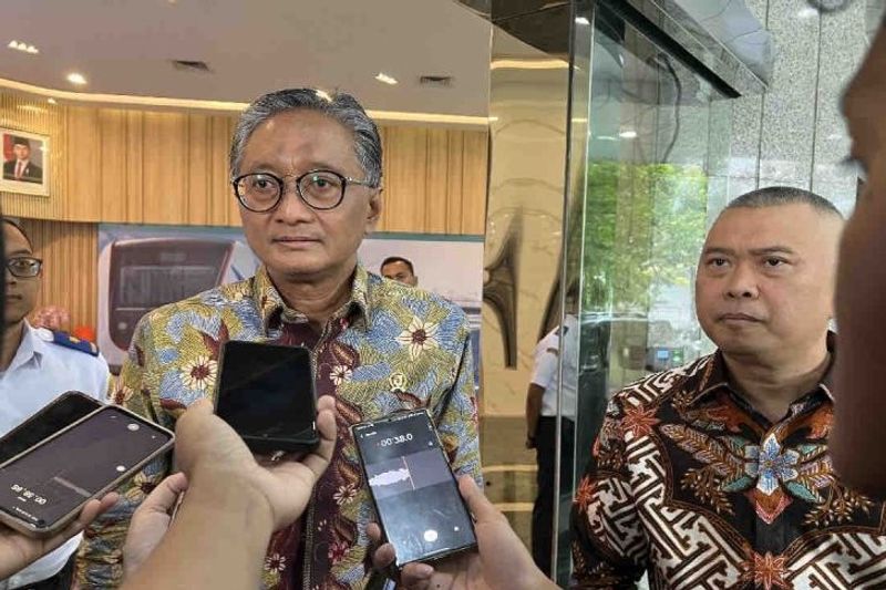 Menteri Pekerjaan Umum Dody Hanggodo dan Menteri Perhubungan Dudy Purwagandhi