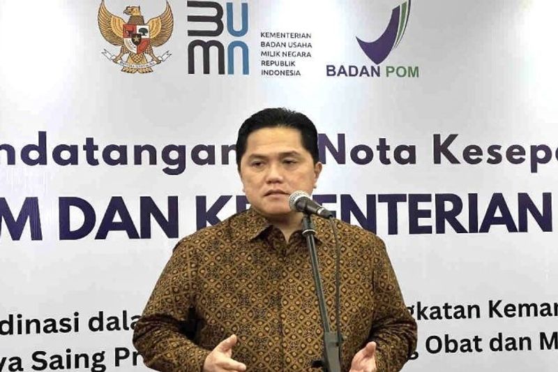 Menteri Badan Usaha Milik Negara (BUMN) Erick Thohir