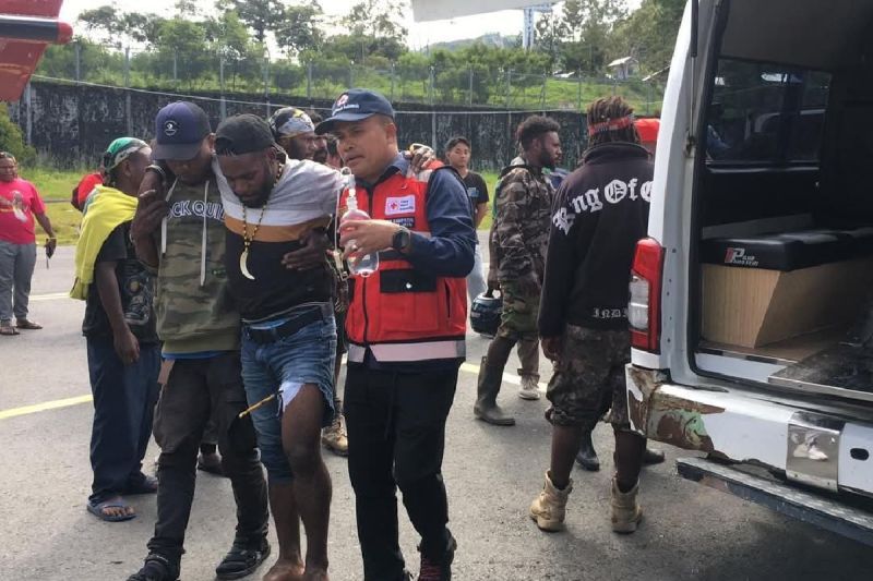 Korban pertikaian antar pendukung paslon di Mulia, Kabupaten Puncak Jaya