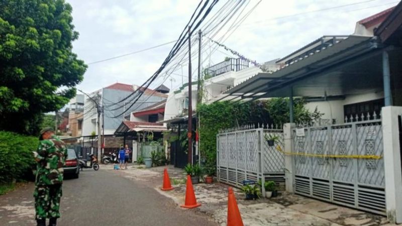 Lokasi remaja berinisial MAS (14) yang tusuk ayah (APW) dan neneknya (RM) di Cilandak