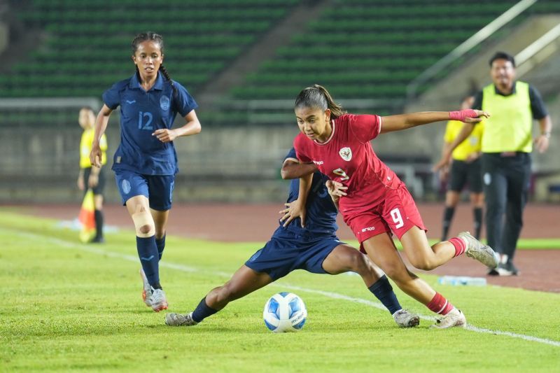 Penyerang tim nasional putri Indonesia Claudia Scheunemann