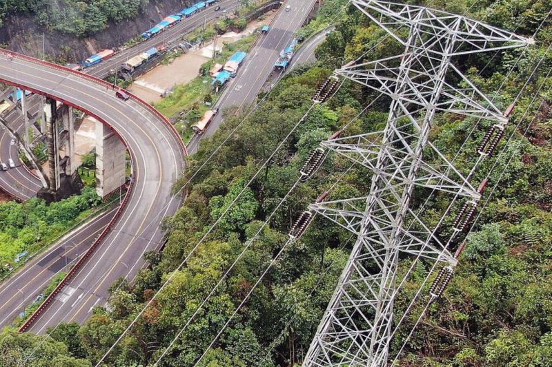 Jaringan transmisi listrik PT PLN