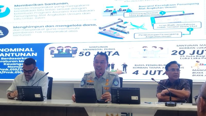 Direktur Utama Jasa Raharja, Rivan Achmad Purwantono