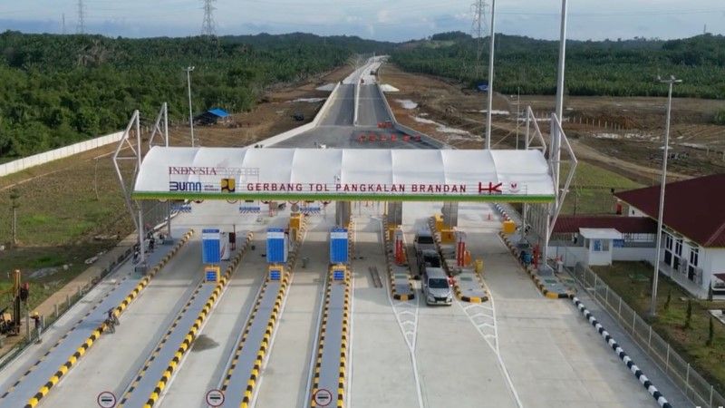 PT Hutama Karya Infrastruktur (HKI) merampungkan pembangunan Jalan Tol Binjai – Pangkalan Brandan
