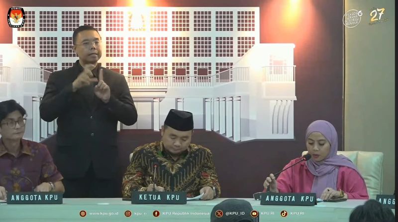 Ketua Komisi Pemilihan Umum (KPU) RI, Mochamad Afiiffuddin